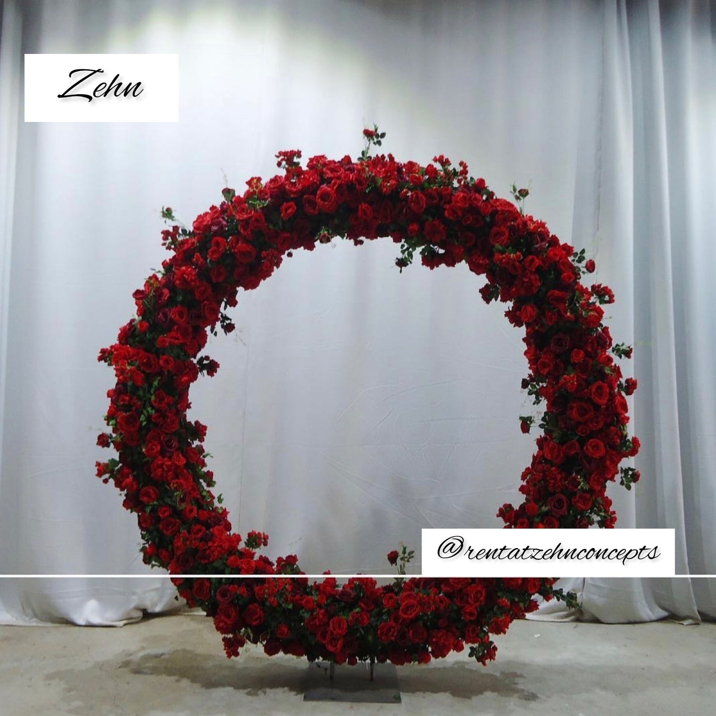 Red Infiniti ring Backdrop