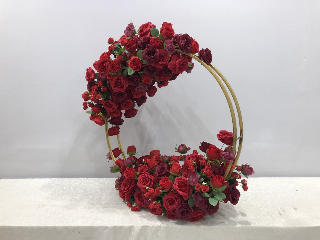 Rosey Double Hoop