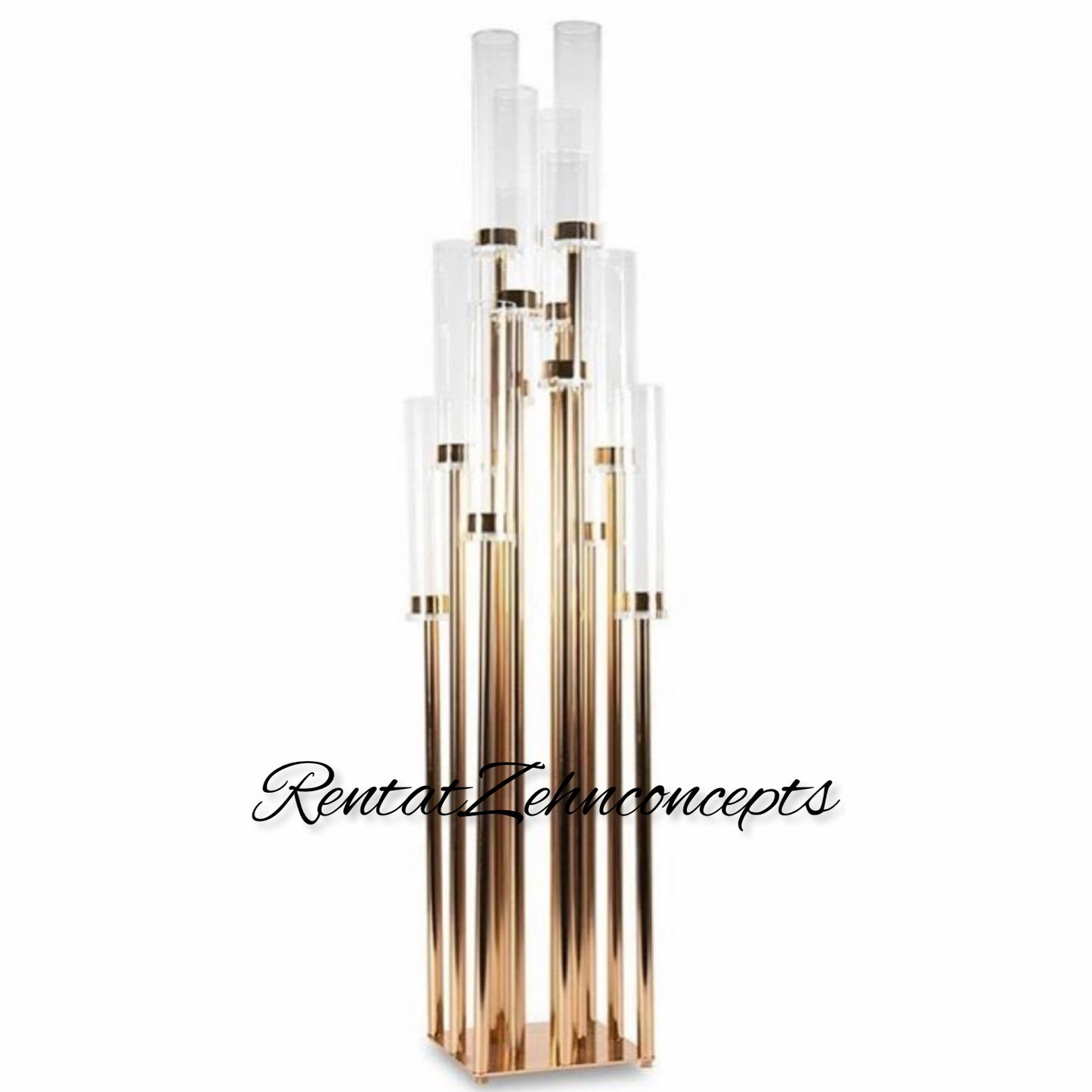 Gold candelabra