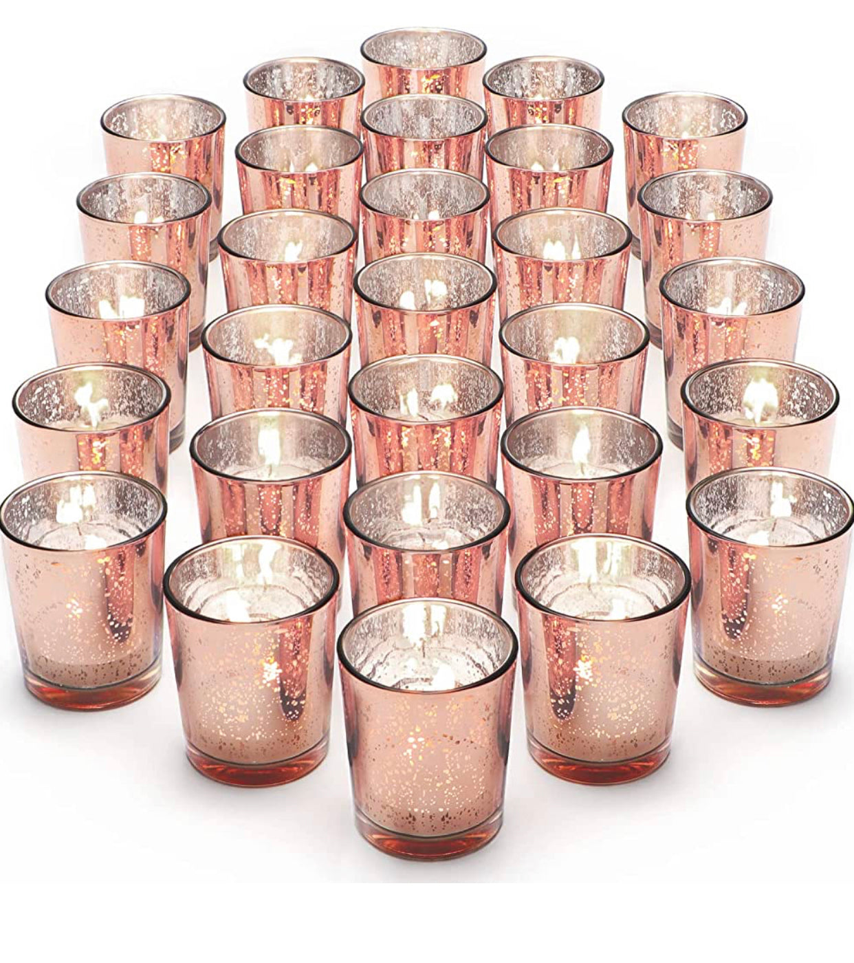 Accent Votives rose gold