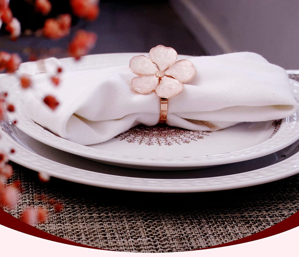 Petal Napkin rings