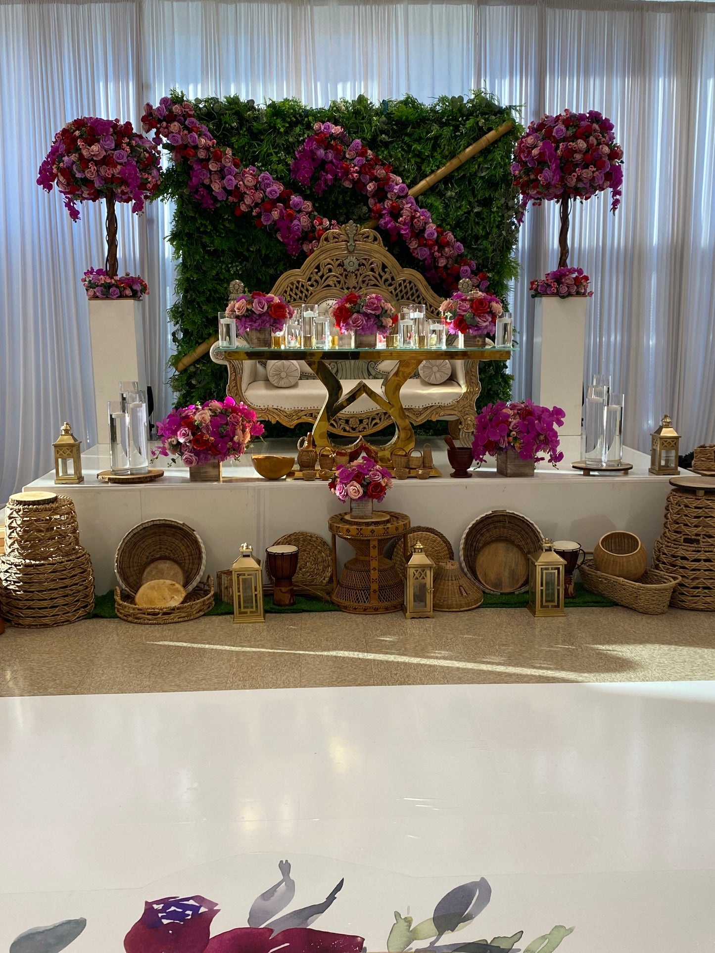 African Pieces Backdrop