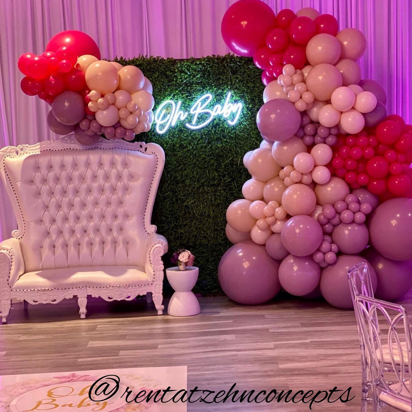 Flower Wall Backdrop