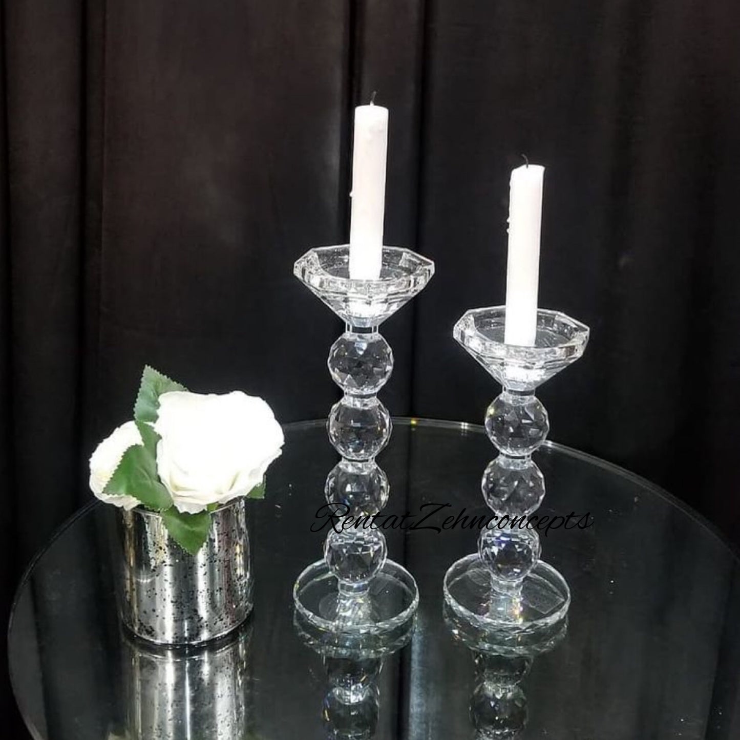 Glass bubble pillar stick