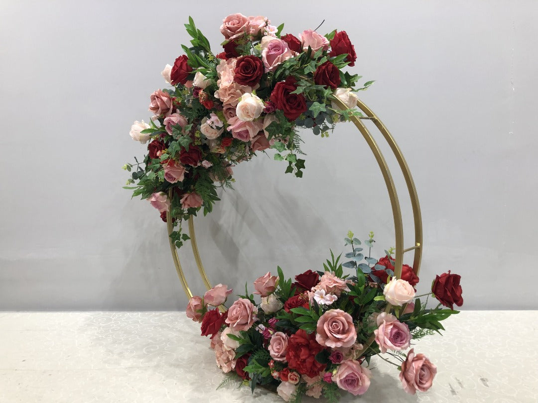 Blossom double hoop