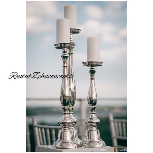 Silver Indian pillar stick