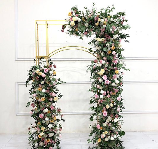Gold Arch Backdrop without flowers