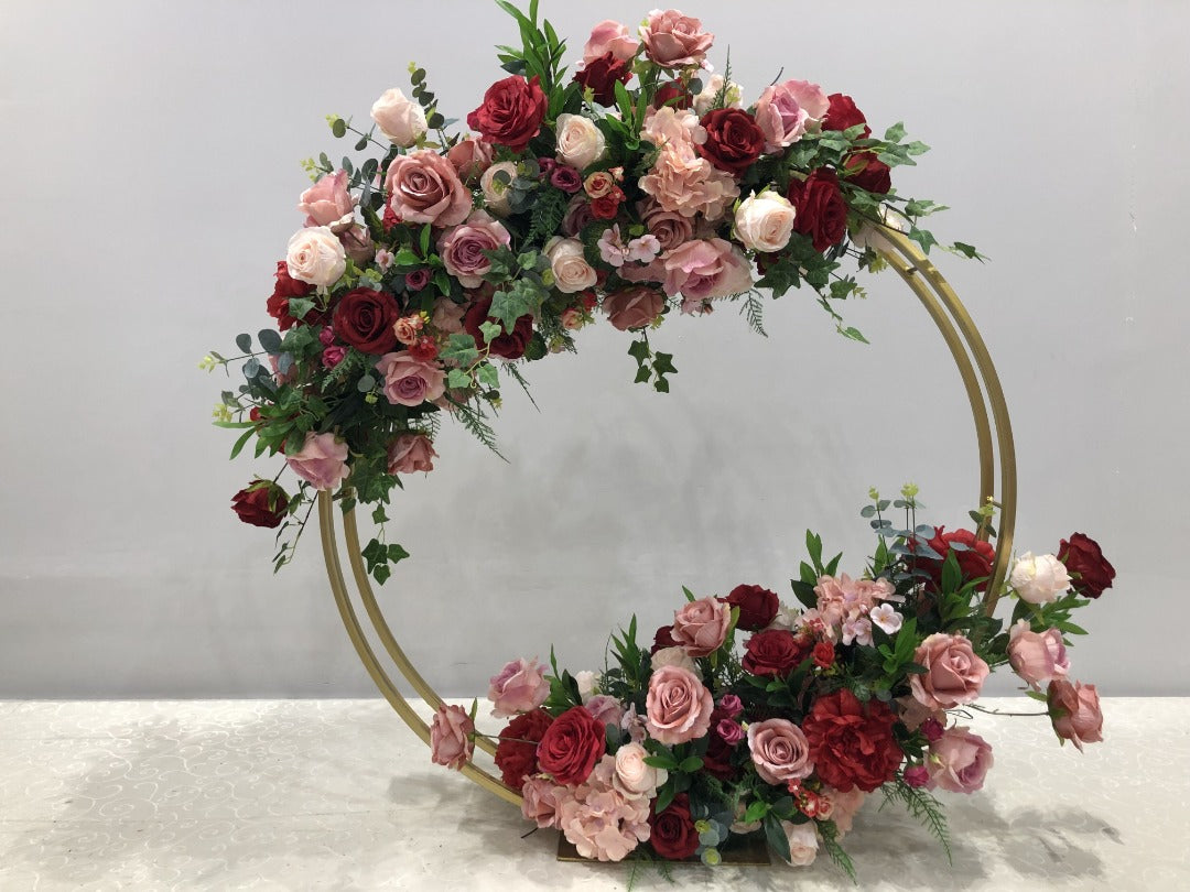 Blossom double hoop